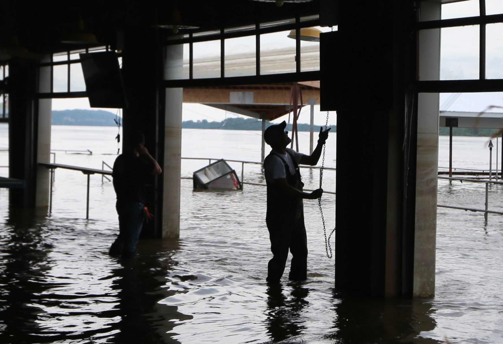 Clean up from the flood starting in Grafton